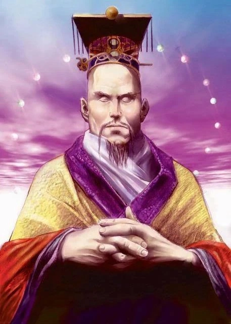 Ilustración de la baraja Xian plaga